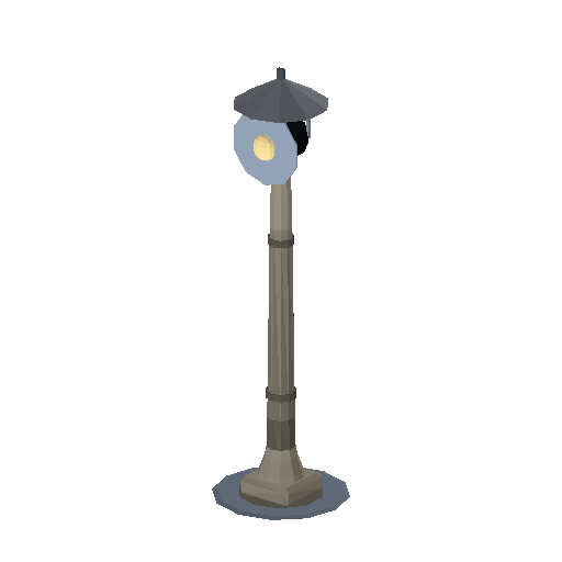 Low-poly Trackside Gear 3D model: Lamp Post Modern