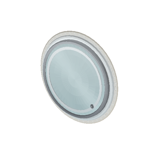 Low-poly Interiors 3D model: Led Mirror