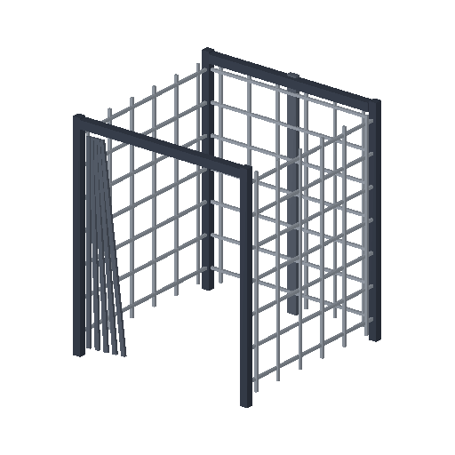 Low-poly Interiors 3D model: Lift Cage