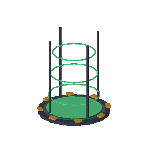 Low-poly Interiors 3D model: Lift Pad