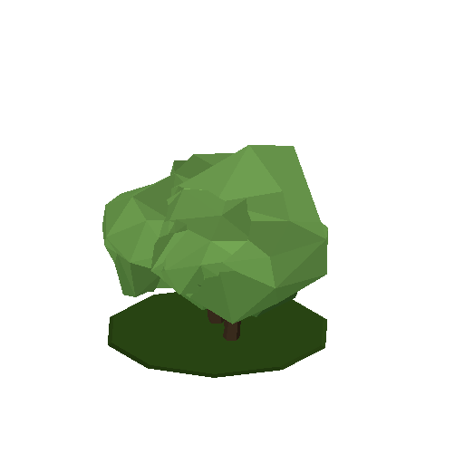 Low-poly Nature 3D model: Lineside Shrub
