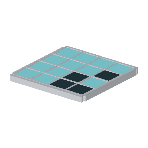 Low-poly Interiors 3D model: Lit Dancefloor Module