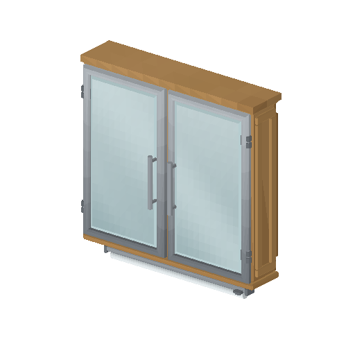 Low-poly Interiors 3D model: Mirror Cabinet
