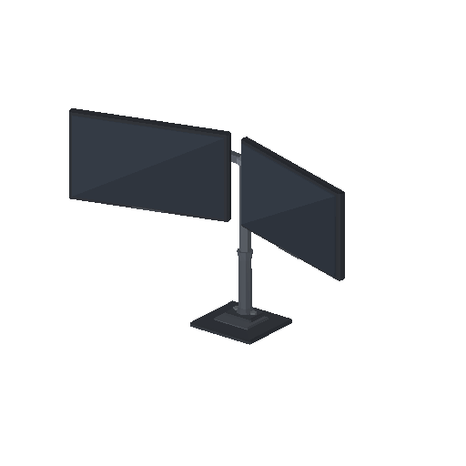 Low-poly Interiors 3D model: Monitor Arm Dual
