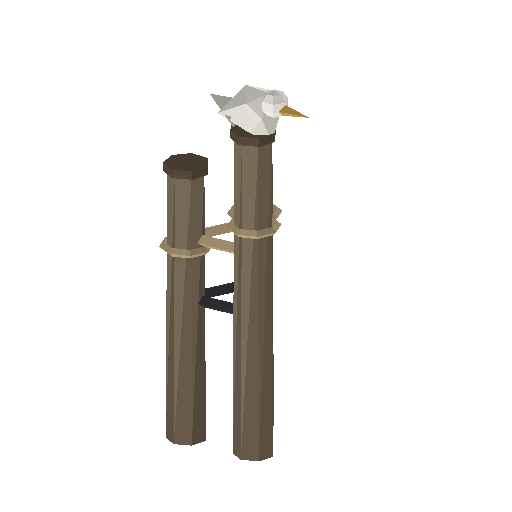 Low-poly Theme-Special 3D model: Mooring Piling Cluster