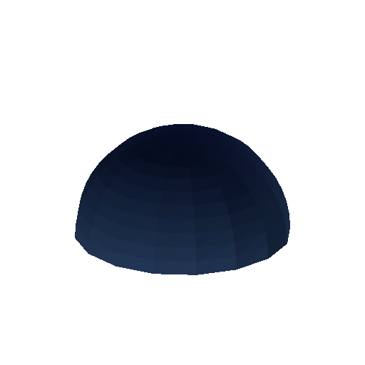 Low-poly Sky 3D model: Night Dome