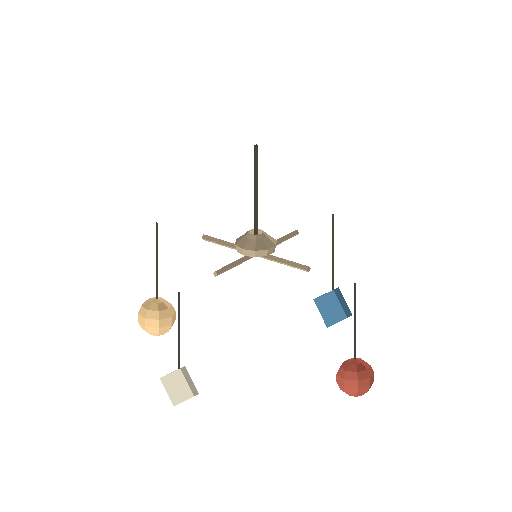 Low-poly Interiors 3D model: Nursery Mobile