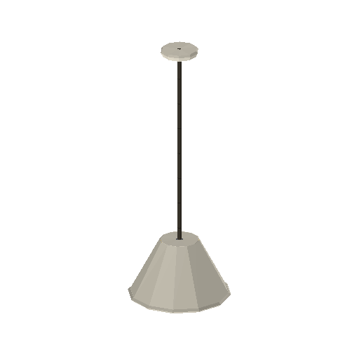Low-poly Interiors 3D model: Office Pendant Light