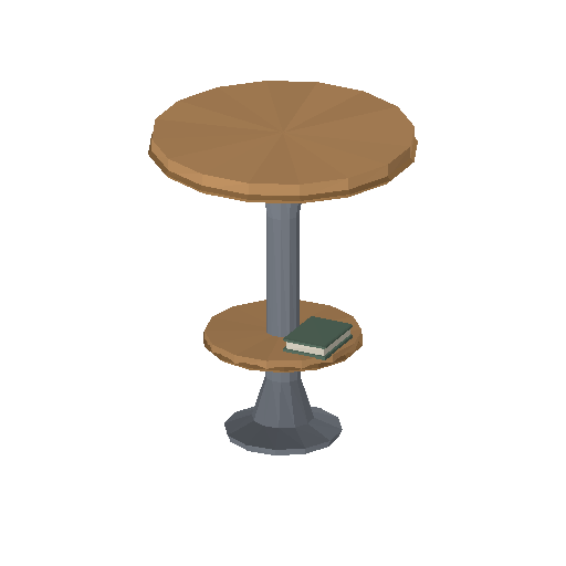 Low-poly Interiors 3D model: Office Side Table