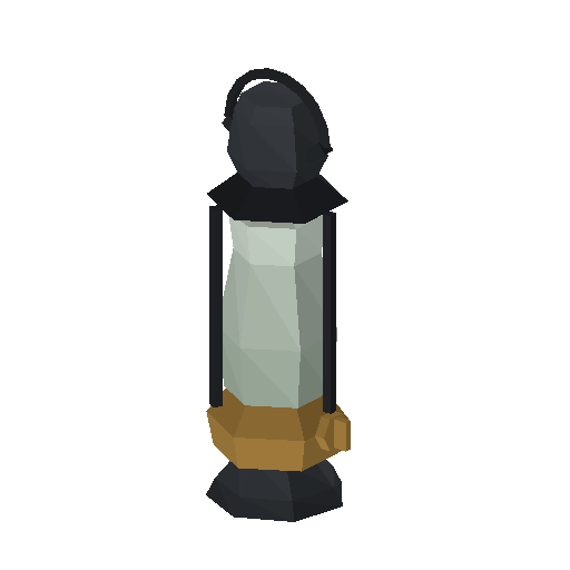 Low-poly Props 3D model: Oil Lantern