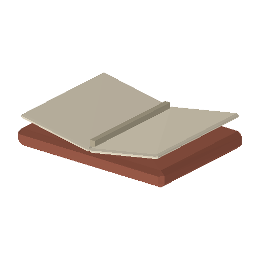 Low-poly Interiors 3D model: Open Cookbook