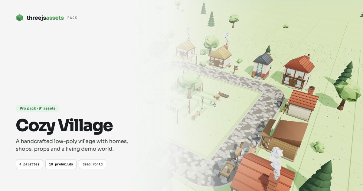 Cozy Village asset pack