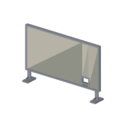 Low-poly Interiors 3D model: Partition