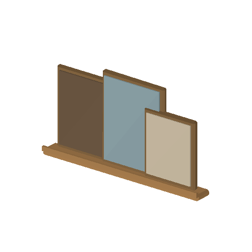 Low-poly Interiors 3D model: Picture Ledge