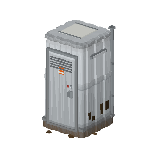 Low-poly Lot Structures 3D model: Portaloo