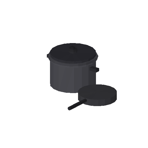 Low-poly Interiors 3D model: Pot Pan Set