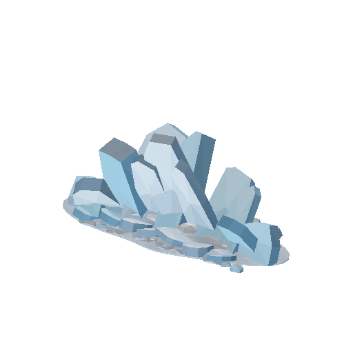 Low-poly Nature 3D model: Pressure Ridge Ice