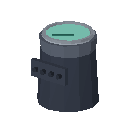 Low-poly Props 3D model: Radar Scope