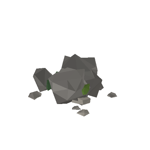 Low-poly Rocks 3D model: Rock Cluster