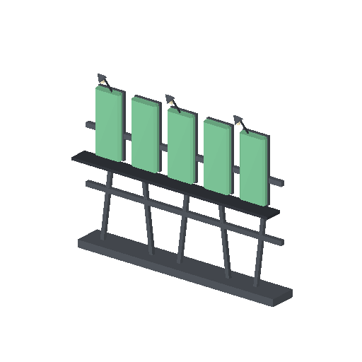 Low-poly Signage 3D model: Rooftop Logo Sign 01