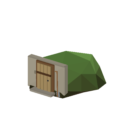 Low-poly Dwellings 3D model: Root Cellar