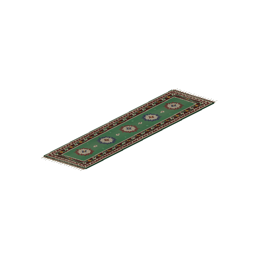 Low-poly Props 3D model: Runner Rug