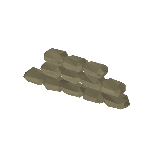 Low-poly Props 3D model: Sandbag Stack