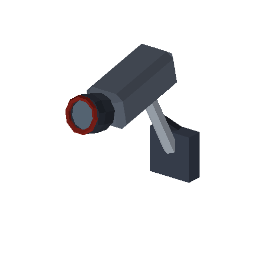 Low-poly Props 3D model: Security Camera