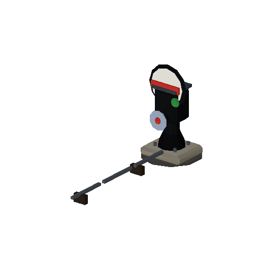 Low-poly Trackside Gear 3D model: Signal Shunt Dwarf