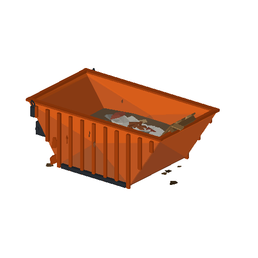 Low-poly Props 3D model: Site Skip