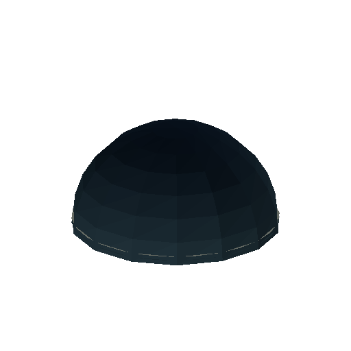 Low-poly Sky 3D model: Sky Bayou Night Dome