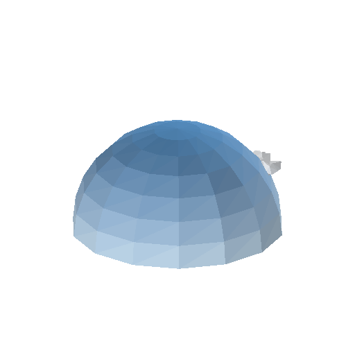 Low-poly Sky 3D model: Sky Day Dome 02