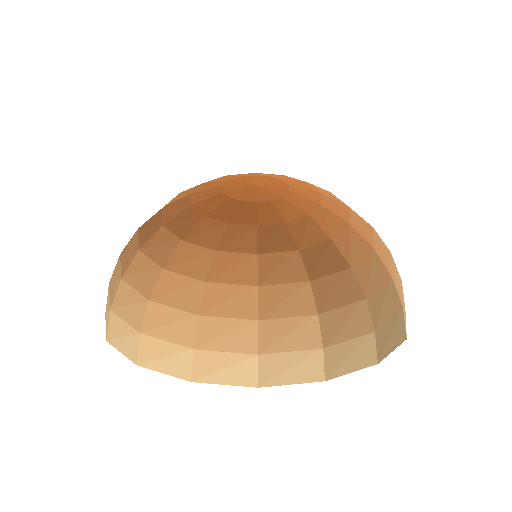 Low-poly Sky 3D model: Sky Golden Hour Dome