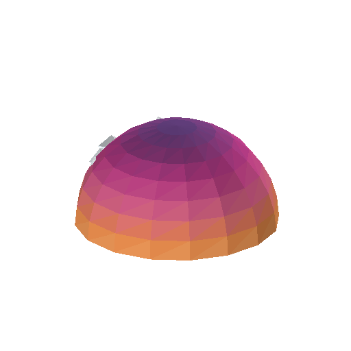 Low-poly Sky 3D model: Sky Vice Sunset Dome