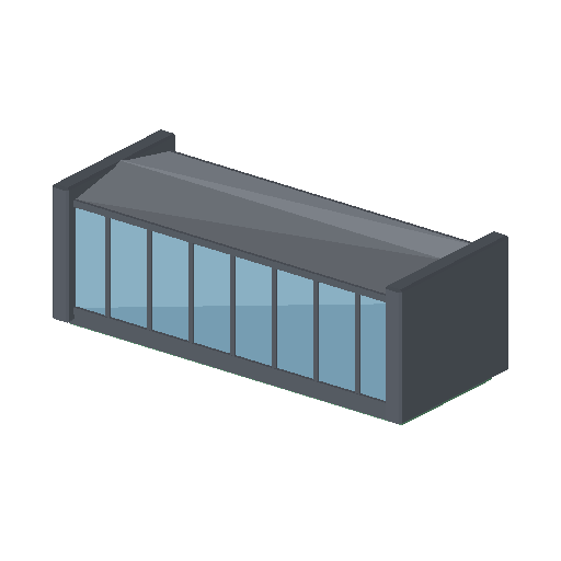 Low-poly Metropolis Signature 3D model: Skybridge 01