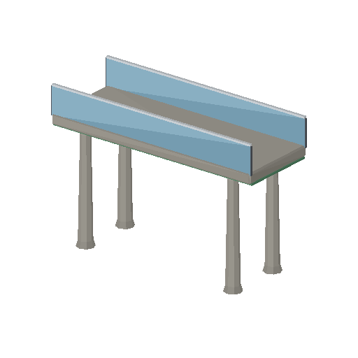 Low-poly Metropolis Signature 3D model: Skywalk 01