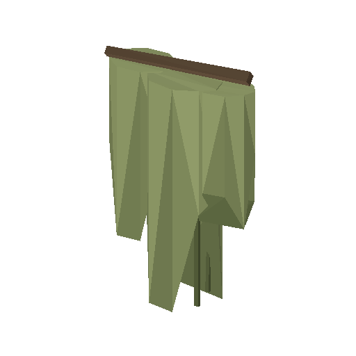 Low-poly Nature 3D model: Spanish Moss Hang