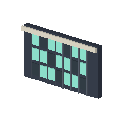 Low-poly Props 3D model: Status Board