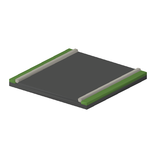 Low-poly Streets & Driveways 3D model: Street Straight