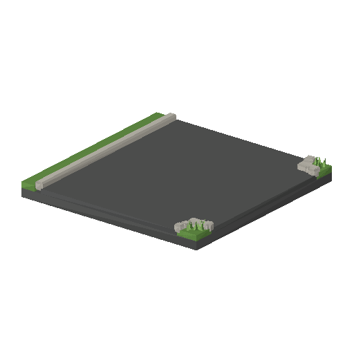 Low-poly Streets & Driveways 3D model: Street T