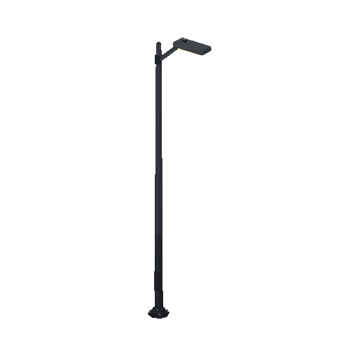 Low-poly Suburban Signature 3D model: Streetlamp