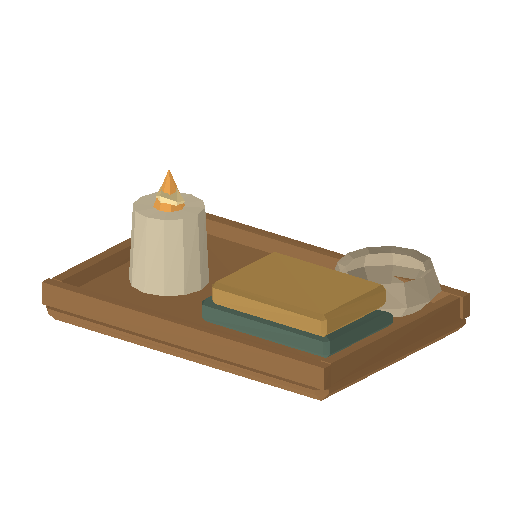 Low-poly Interiors 3D model: Styling Tray