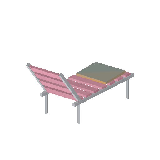 Low-poly Props 3D model: Sun Lounger