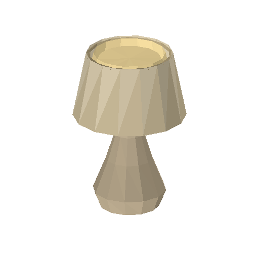 Low-poly Interiors 3D model: Table Lamp