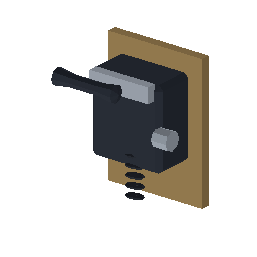 Low-poly Props 3D model: Telephone Wall