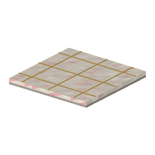 Low-poly Terrain 3D model: Terrazzo Sidewalk Plaza Tile