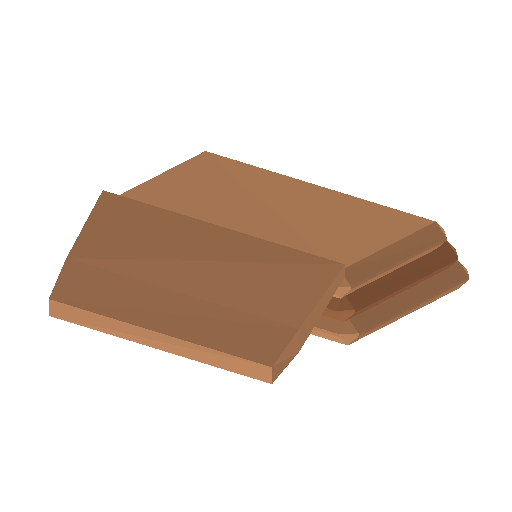 Low-poly Interiors 3D model: Throw Blanket