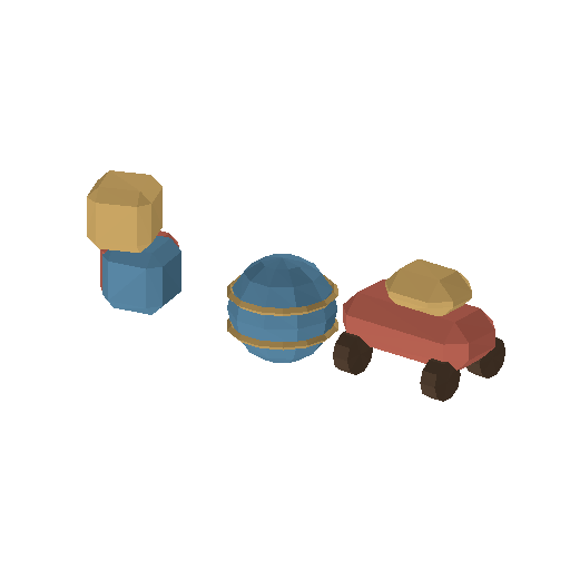 Low-poly Interiors 3D model: Toy Scatter