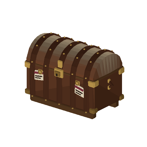Low-poly Interiors 3D model: Trunk Steamer