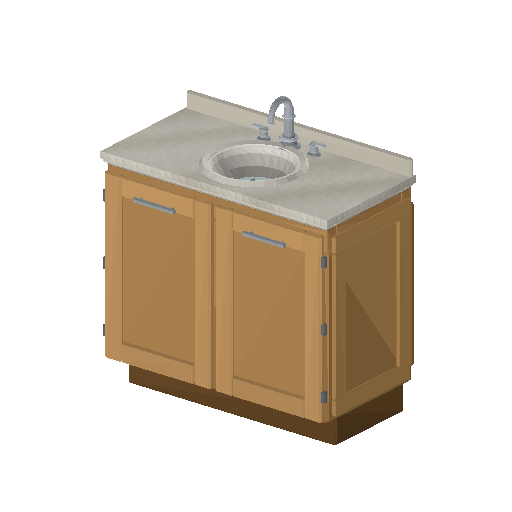 Low-poly Interiors 3D model: Vanity Sink
